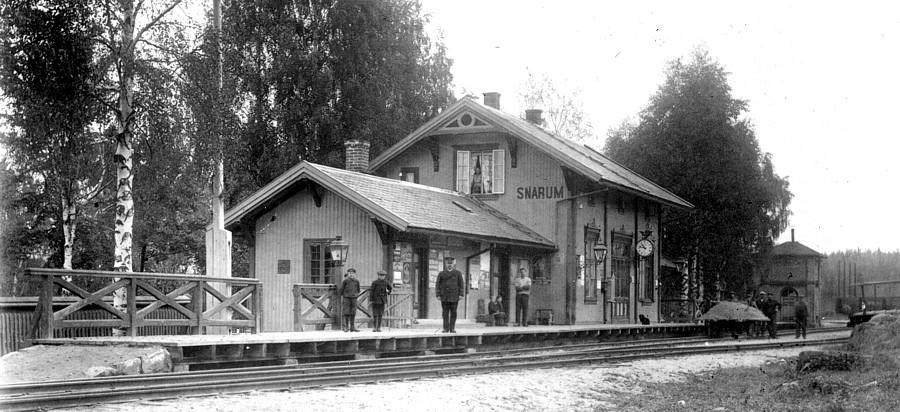 Snarum stasjon ca 1910